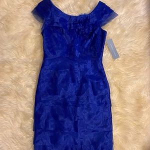 London Times Saphire blue Dress size 2